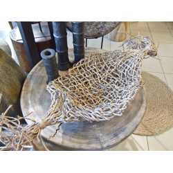 Siatka dekoracja pleciona z trawy morskiej